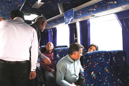 حضور کارکنان نفت در اتوبوس سلامت96 19