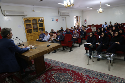 نشست بیان اهداف سازمان، دکتر محمدی با مسئولان واحدها 8