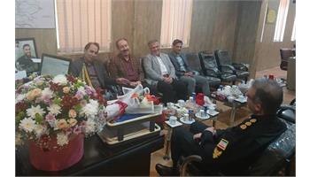 دیدار و تقدیر روسای بهداشت و درمان صنعت نفت گچساران از فرماندهی انتظامی