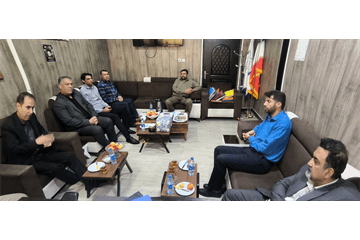 دیدار رئیس بهداشت و درمان صنعت نفت گچساران با شهردار و مسئولان شهرداری گچساران با محوریت توسعه همکاری‌های مشترک
