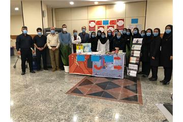 در پی شیوع آنفلوآنزا؛ ایستگاه سلامت در بیمارستان نفت گچساران برپا شد